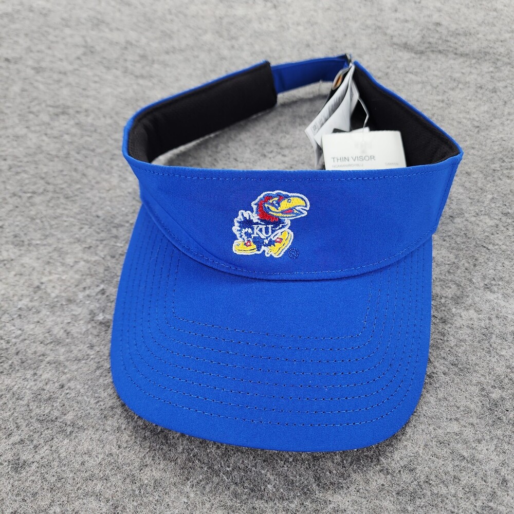 Kansas Jayhawks Visor One Size Fits Most Adidas Blue